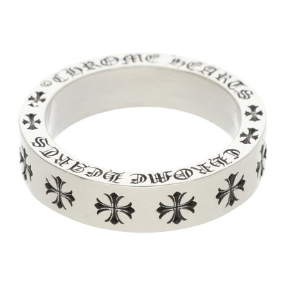 Chrome Hearts 6mm SPACER FOREVER Silver Ring Size 21.5