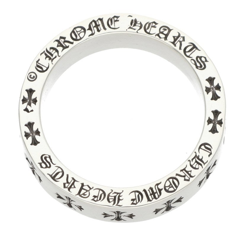 Chrome Hearts 6mm SPACER FOREVER Silver Ring Size 21.5