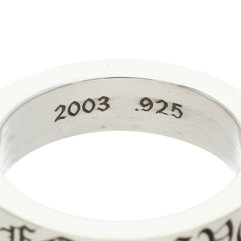 Chrome Hearts 6mm SPACER FOREVER Silver Ring Size 21.5