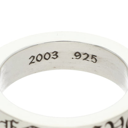 Chrome Hearts 6mm SPACER FOREVER Silver Ring Size 21.5