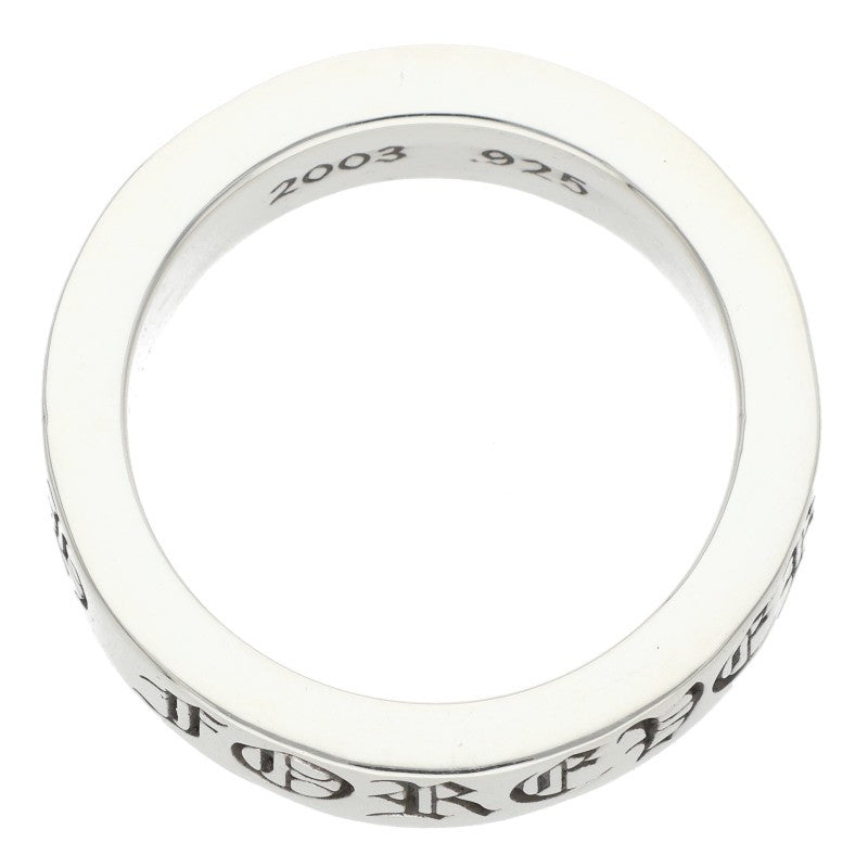 Chrome Hearts 6mm SPACER FOREVER Silver Ring Size 21.5