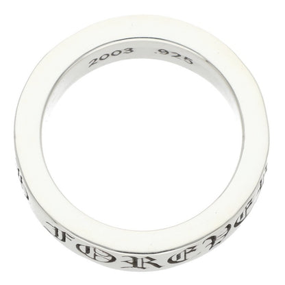 Chrome Hearts 6mm SPACER FOREVER Silver Ring Size 21.5
