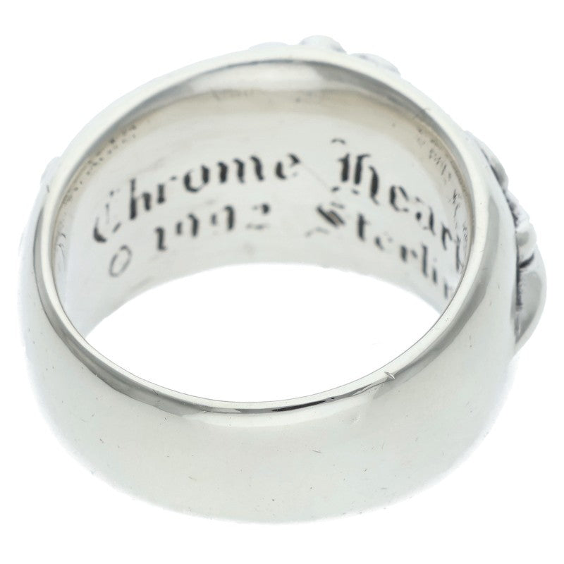 Chrome Hearts FLRL CRS Sterling Silver Ring Size ONE SIZE