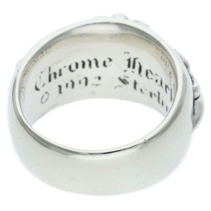 Chrome Hearts FLRL CRS Sterling Silver Ring Size ONE SIZE