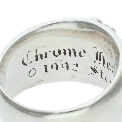 Chrome Hearts FLRL CRS Sterling Silver Ring Size ONE SIZE