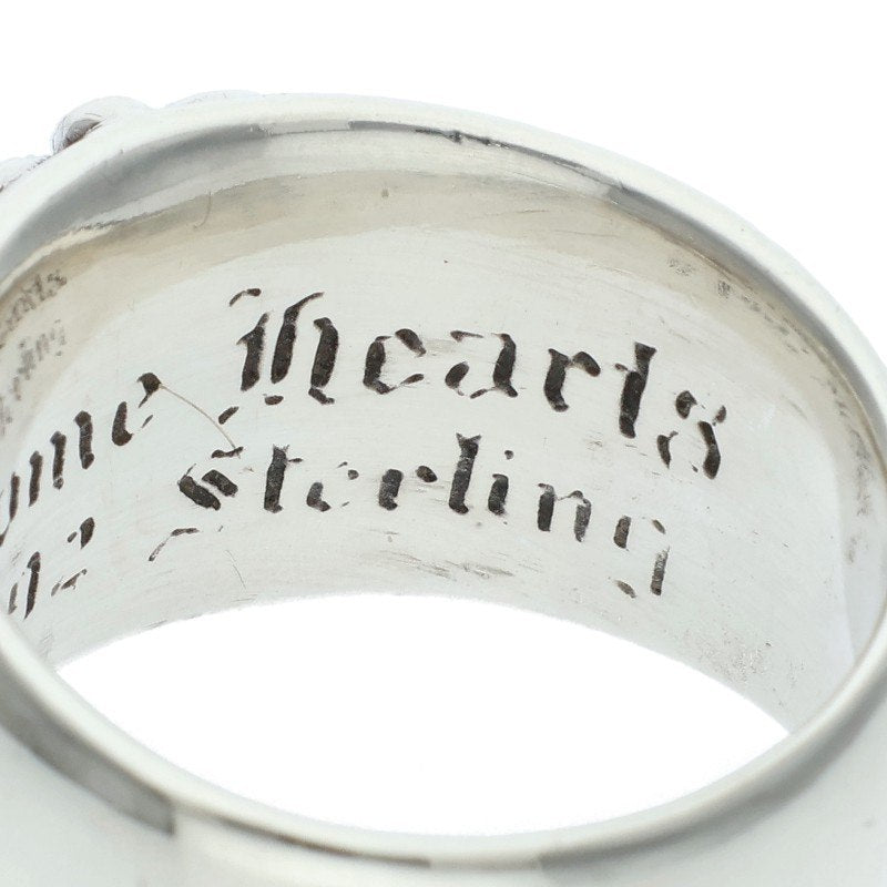 Chrome Hearts FLRL CRS Sterling Silver Ring Size ONE SIZE