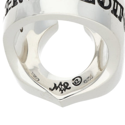 TENDERLOIN Horseshoe Diamond Silver Ring Size ONE SIZE