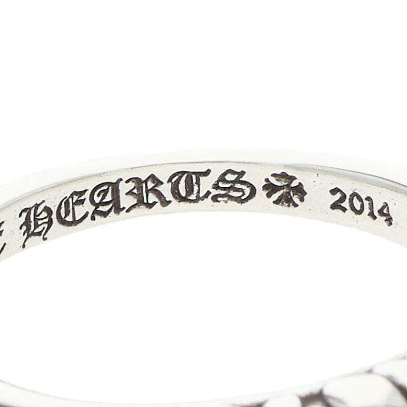 Chrome Hearts Baby Classic Floral Silver Ring Size US 9.5