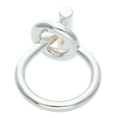 HERMES Echappee MM 925 Silver Ring Size ONE SIZE
