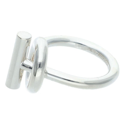 HERMES Echappee MM 925 Silver Ring Size ONE SIZE