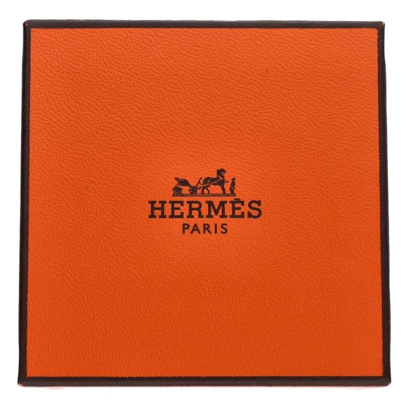 HERMES Echappee MM 925 Silver Ring Size ONE SIZE