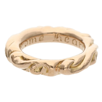 Chrome Hearts 22K Scroll Band Gold Ring Size ONE SIZE