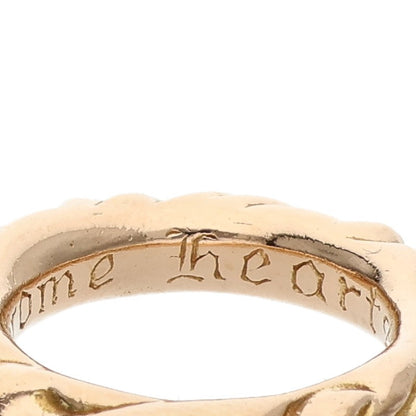 Chrome Hearts 22K Scroll Band Gold Ring Size ONE SIZE