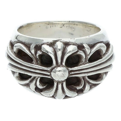 Chrome Hearts FLRL CRS Sterling Silver Ring Size ONE SIZE