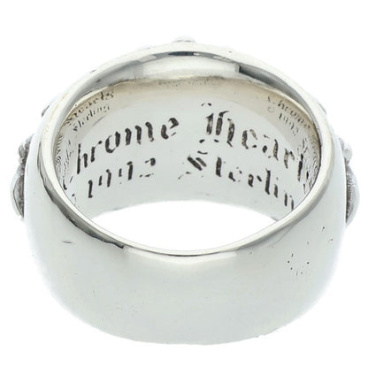 Chrome Hearts FLRL CRS Sterling Silver Ring Size ONE SIZE