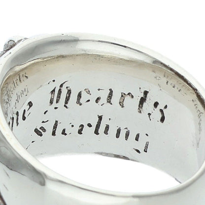 Chrome Hearts FLRL CRS Sterling Silver Ring Size ONE SIZE