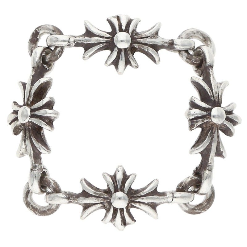 Chrome Hearts Tiny ECH Plus Silver Ring Size ONE SIZE