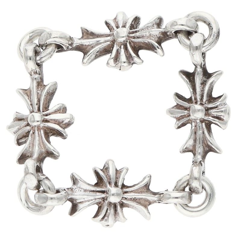 Chrome Hearts Tiny ECH Plus Silver Ring Size ONE SIZE