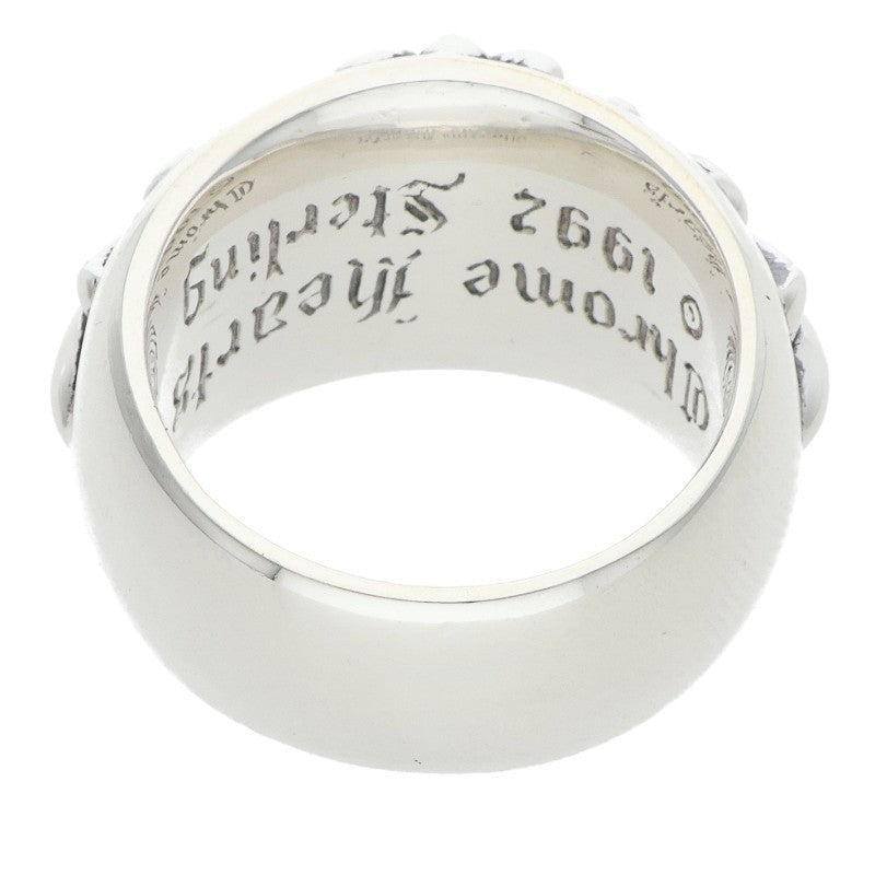 Chrome Hearts FLRL CRS Floral Silver Ring Size ONE SIZE