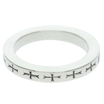 Chrome Hearts 3mm SPACER FUCKYOU Silver Ring Size ONE SIZE