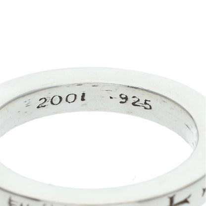 Chrome Hearts 3mm SPACER FUCKYOU Silver Ring Size ONE SIZE