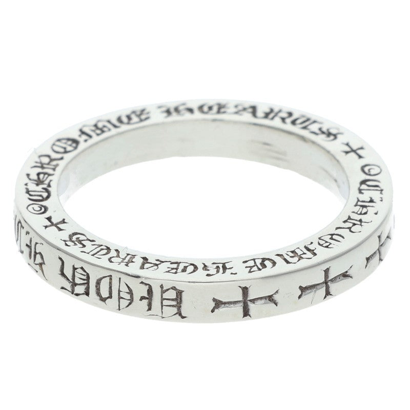 Chrome Hearts 3mm SPACER FUCKYOU Silver Ring Size ONE SIZE