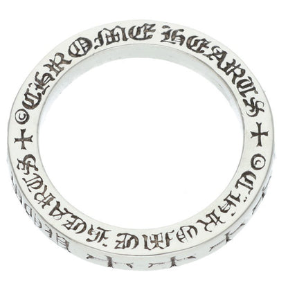 Chrome Hearts 3mm SPACER FUCKYOU Silver Ring Size ONE SIZE