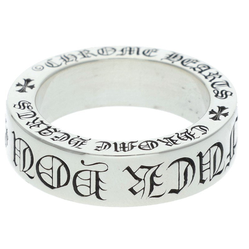 Chrome Hearts 6mm SPACER FUCKYOU Silver Ring Size ONE SIZE