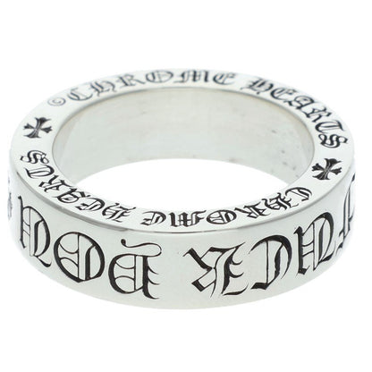 Chrome Hearts 6mm SPACER FUCKYOU Silver Ring Size ONE SIZE