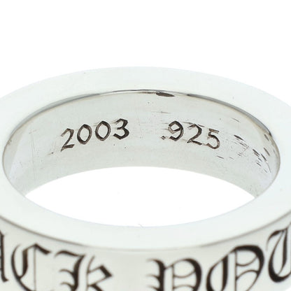 Chrome Hearts 6mm SPACER FUCKYOU Silver Ring Size ONE SIZE
