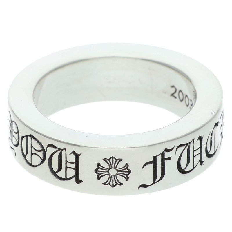 Chrome Hearts 6mm SPACER FUCKYOU Silver Ring Size ONE SIZE