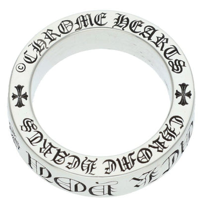 Chrome Hearts 6mm SPACER FUCKYOU Silver Ring Size ONE SIZE