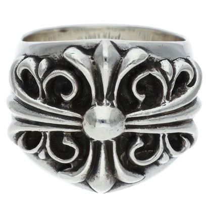 Chrome Hearts Keeper Sterling Silver Ring Size 18.5