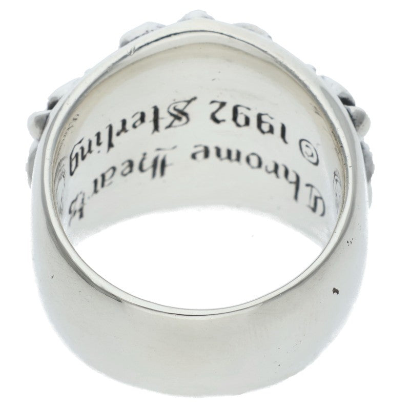 Chrome Hearts Keeper Sterling Silver Ring Size 18.5