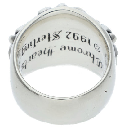 Chrome Hearts Keeper Sterling Silver Ring Size 18.5