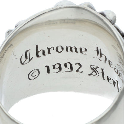 Chrome Hearts Keeper Sterling Silver Ring Size 18.5