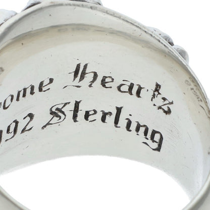 Chrome Hearts Keeper Sterling Silver Ring Size 18.5