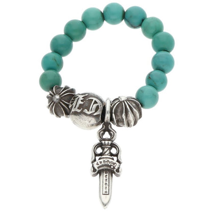 Chrome Hearts Dagger Charm Bead Ring Multi Size ONE SIZE
