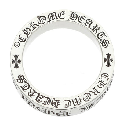 Chrome Hearts 6mm Spacer FUCKYOU Silver Ring Size 13.5
