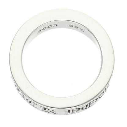 Chrome Hearts 6mm Spacer FUCKYOU Silver Ring Size 13.5