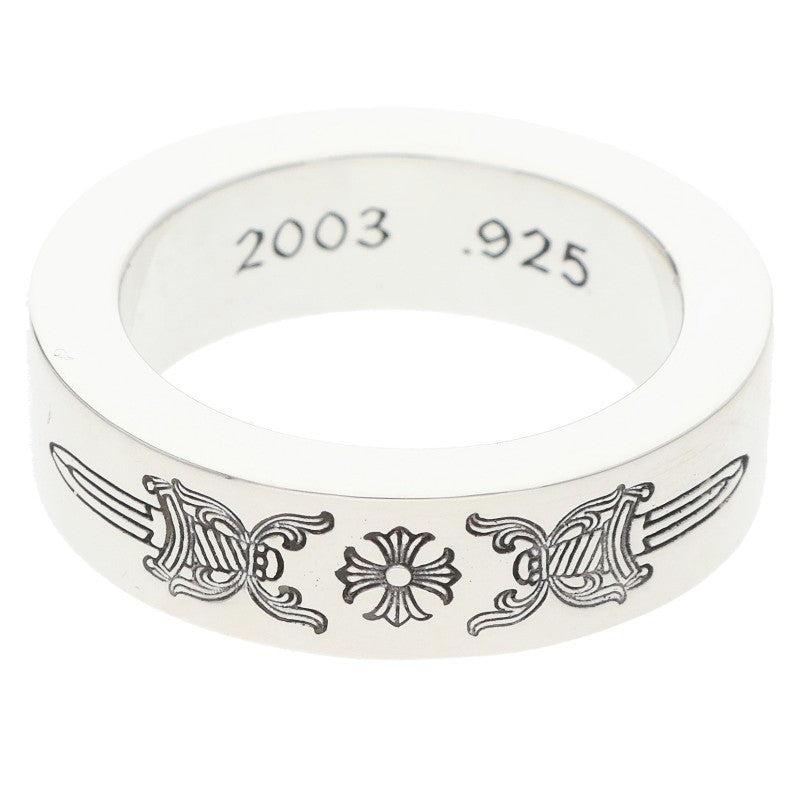 Chrome Hearts 6mm Spacer Dagger Silver Ring Size ONE SIZE