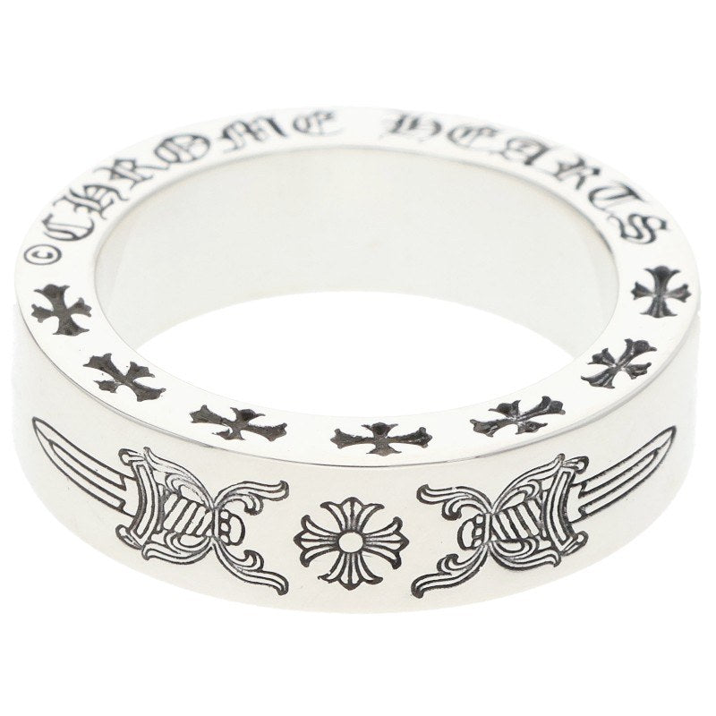 Chrome Hearts 6mm Spacer Dagger Silver Ring Size ONE SIZE
