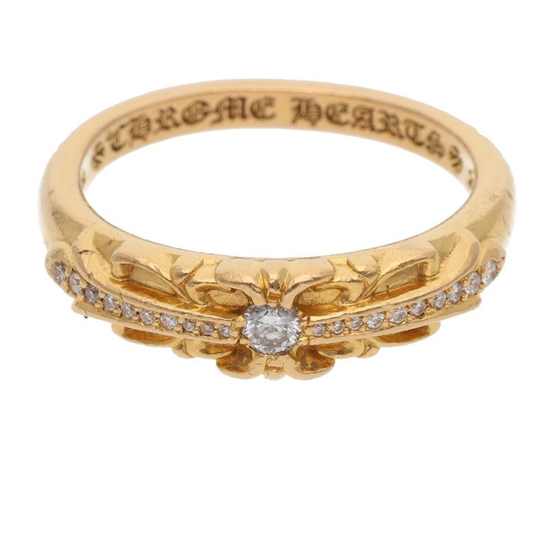 Chrome Hearts 22K Baby Classic Diamond Ring Size ONE SIZE