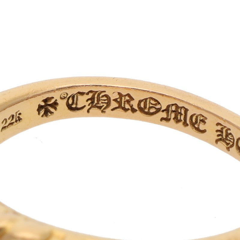 Chrome Hearts 22K Baby Classic Diamond Ring Size ONE SIZE