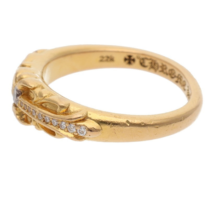 Chrome Hearts 22K Baby Classic Diamond Ring Size ONE SIZE