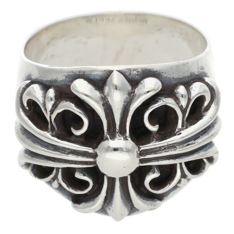 Chrome Hearts Keeper Sterling Silver Ring Size ONE SIZE