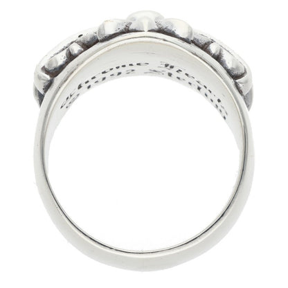 Chrome Hearts Keeper Sterling Silver Ring Size ONE SIZE