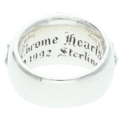 Chrome Hearts Silver Floral 1-Diamond Ring Size ONE SIZE
