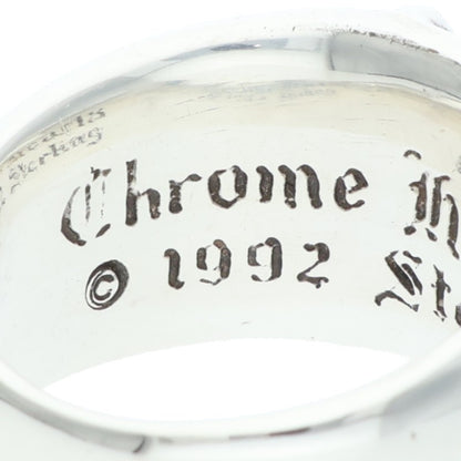Chrome Hearts Silver Floral 1-Diamond Ring Size ONE SIZE