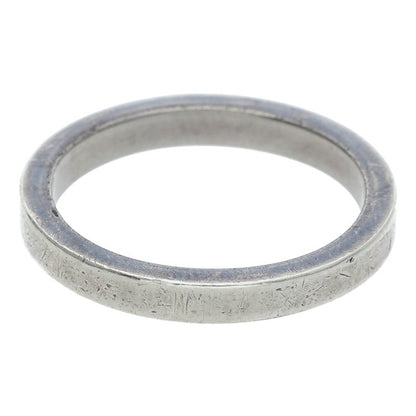 Maison Margiela Engraved Logo Silver Ring Size ONE SIZE